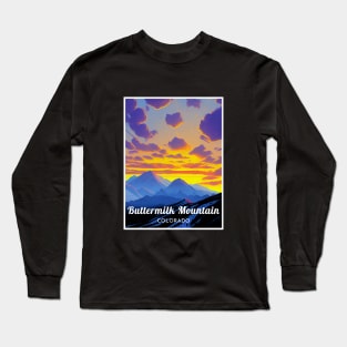 Buttermilk Mountain colorado united states ski Long Sleeve T-Shirt